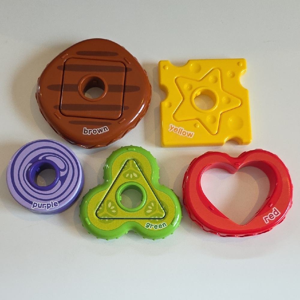 Toddler Toys - Leapfrog Stackable Burger Toy And Animal Push Cars - Picture 5 of 10